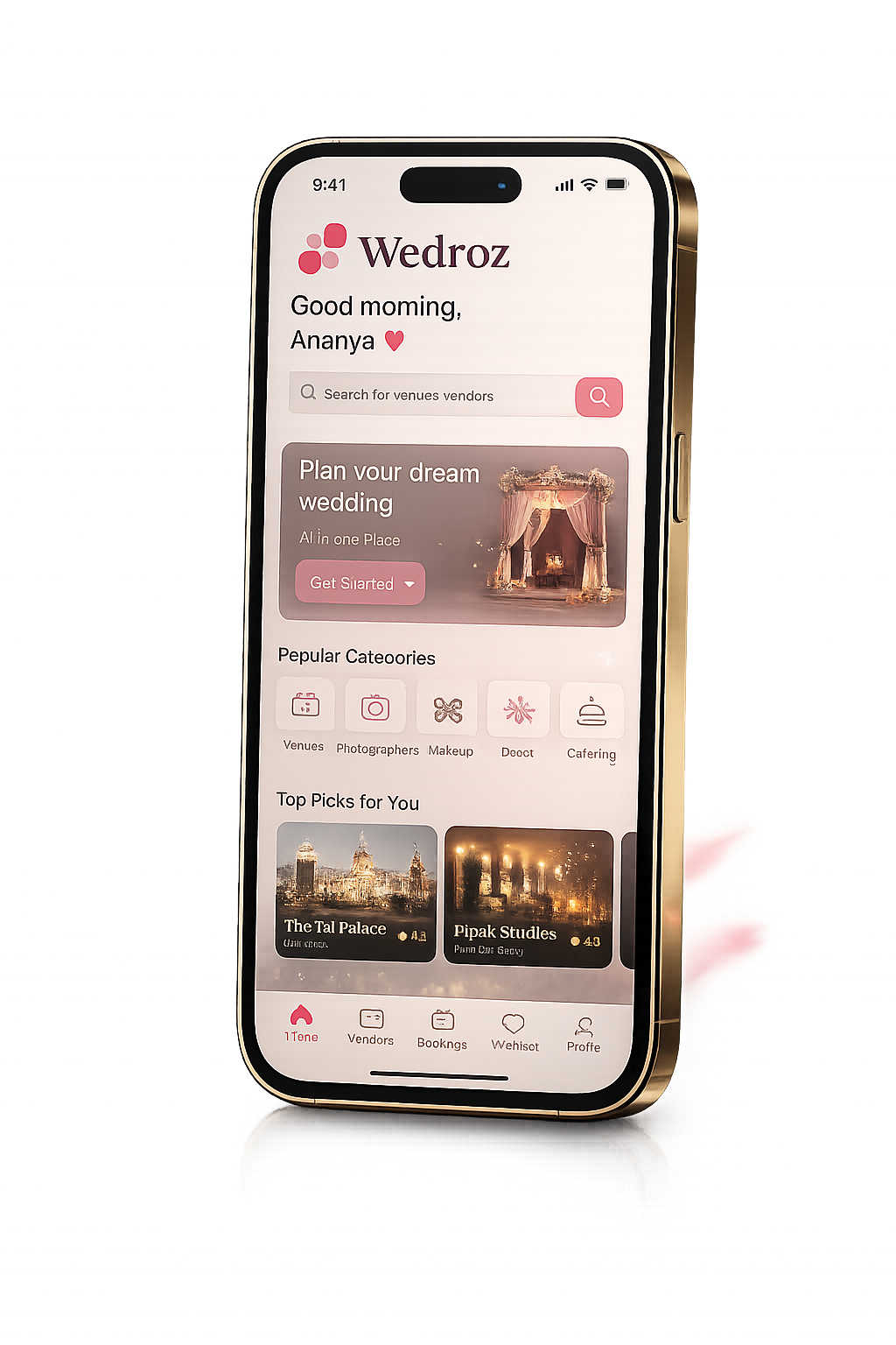 Wedroz Mobile App